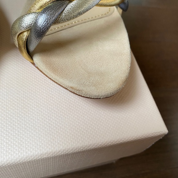 Alexandre Birman Selena 85 Sandals- Gold - Picture 3 of 10